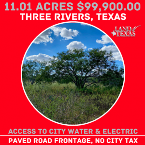 11.01 Acres Unrestricted Paved Road Frontage