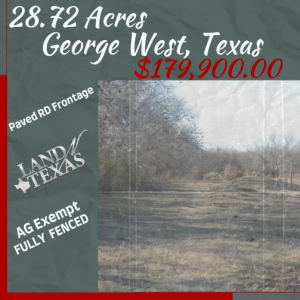 28.72 Acres In George West Texas
