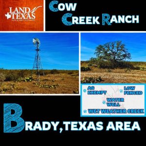 Cow Creek Ranch with Water Well