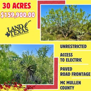 30 Acres in McMullen County