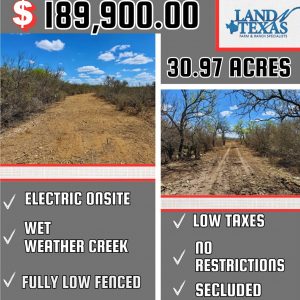 30.97 Acres in San Diego, Texas